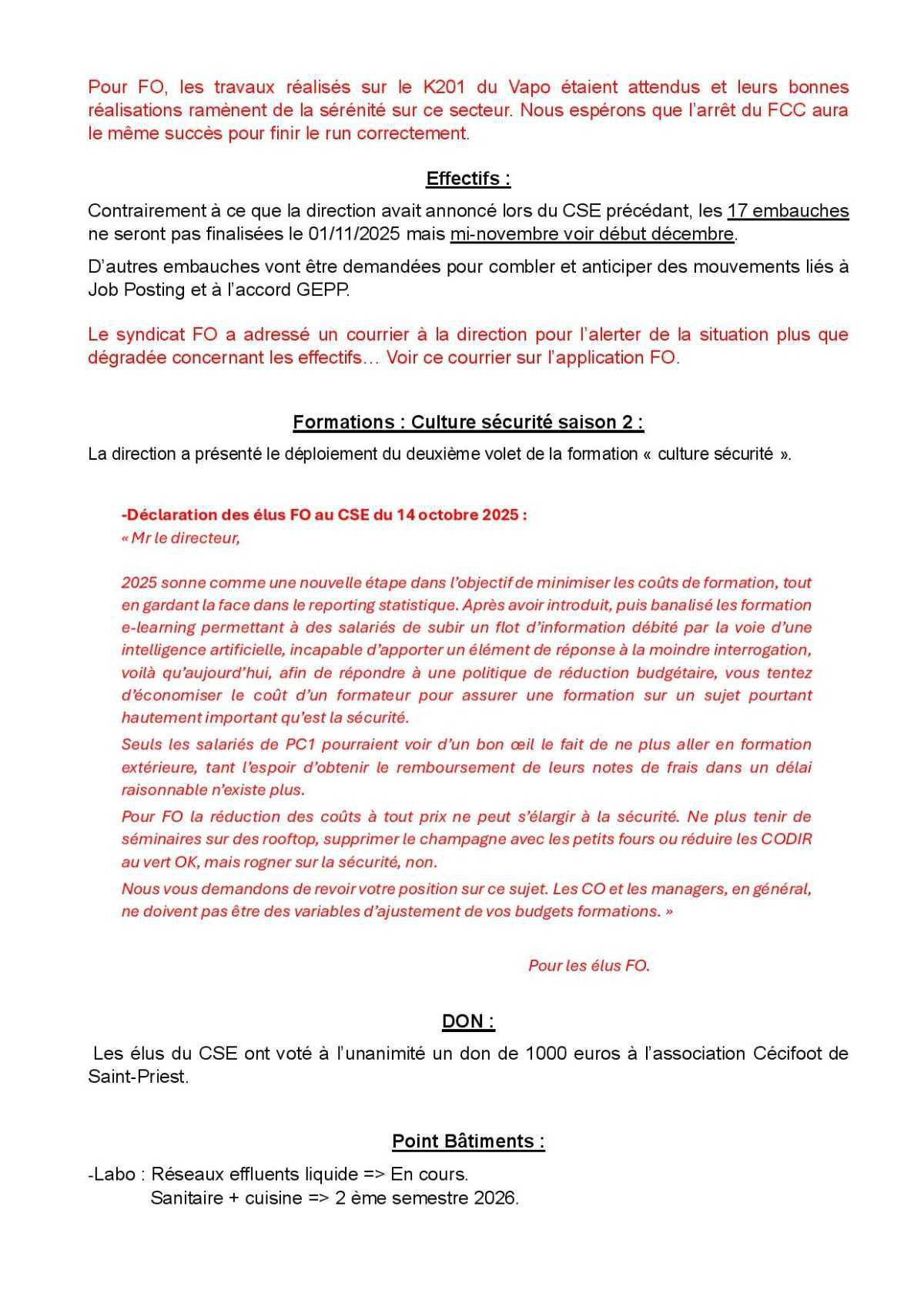 Tract CSE Octobre 2025