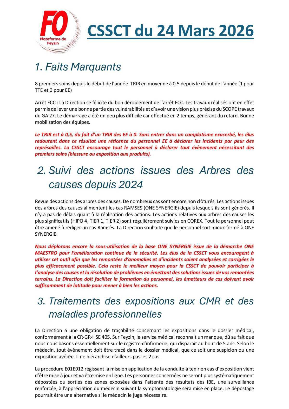 CSSCT mars 2026