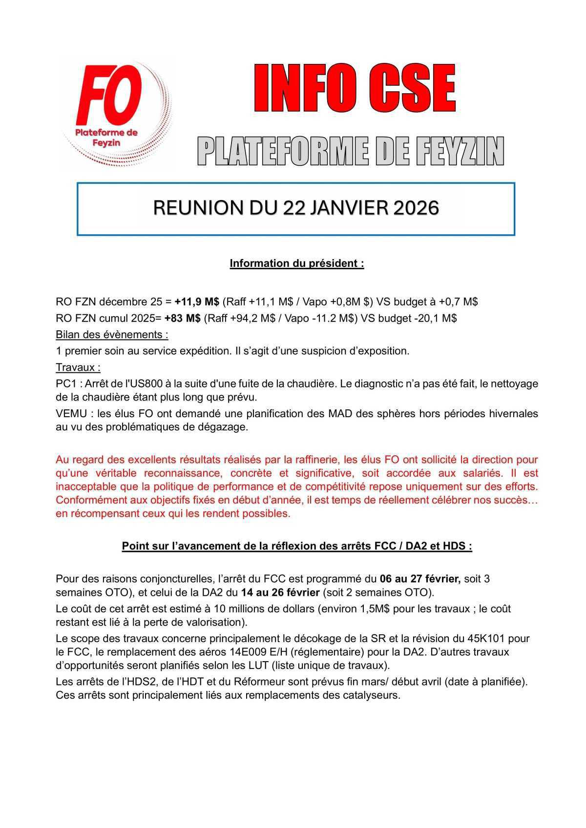 Tract CSE Janvier 2026