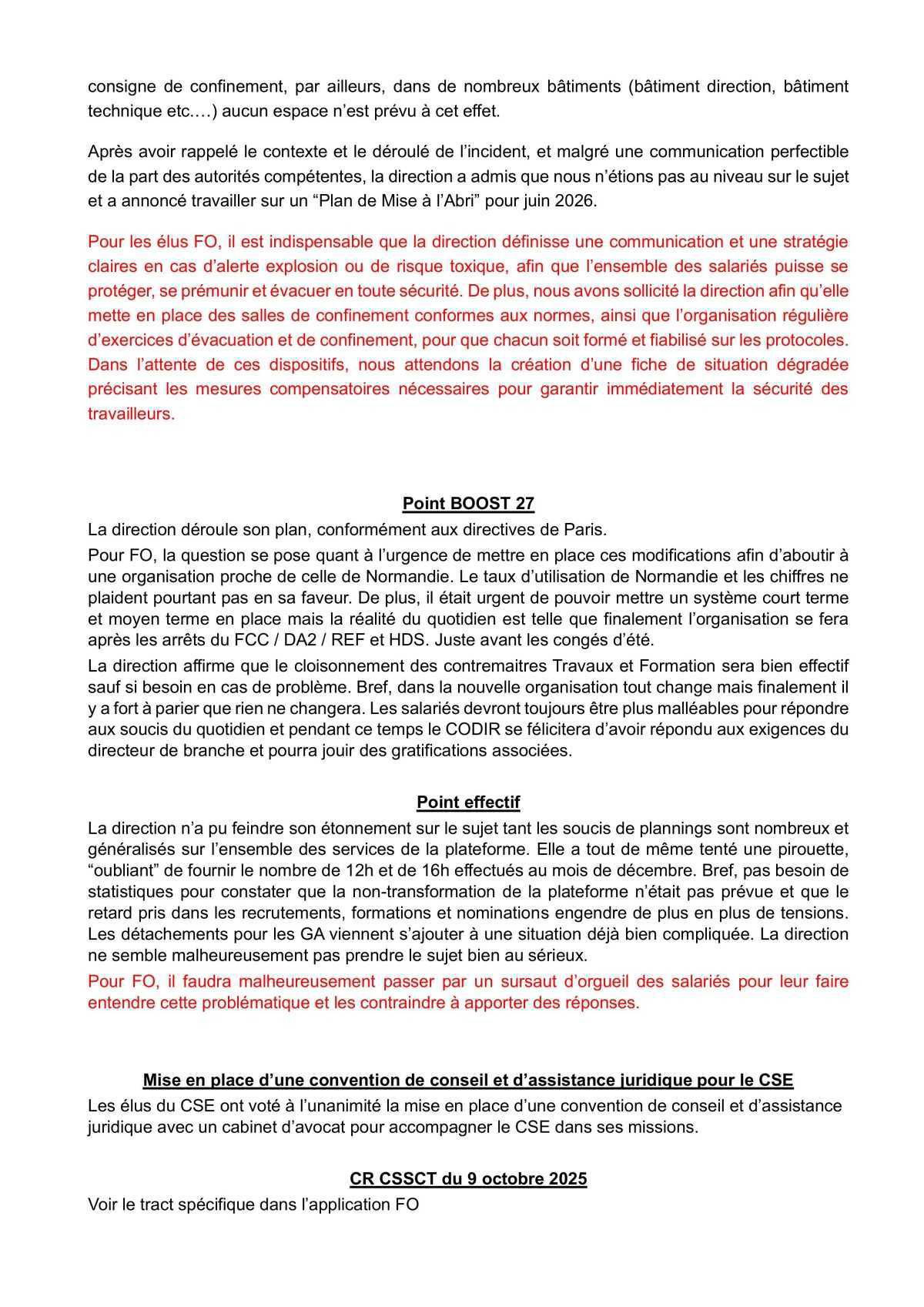 Tract CSE Janvier 2026