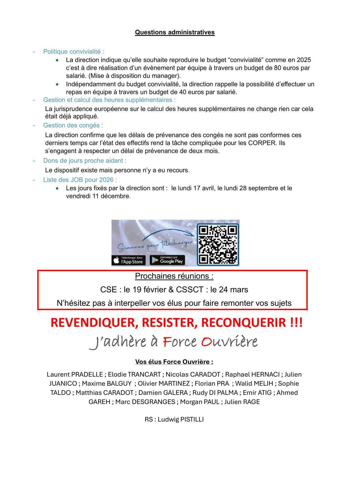 Tract CSE Janvier 2026