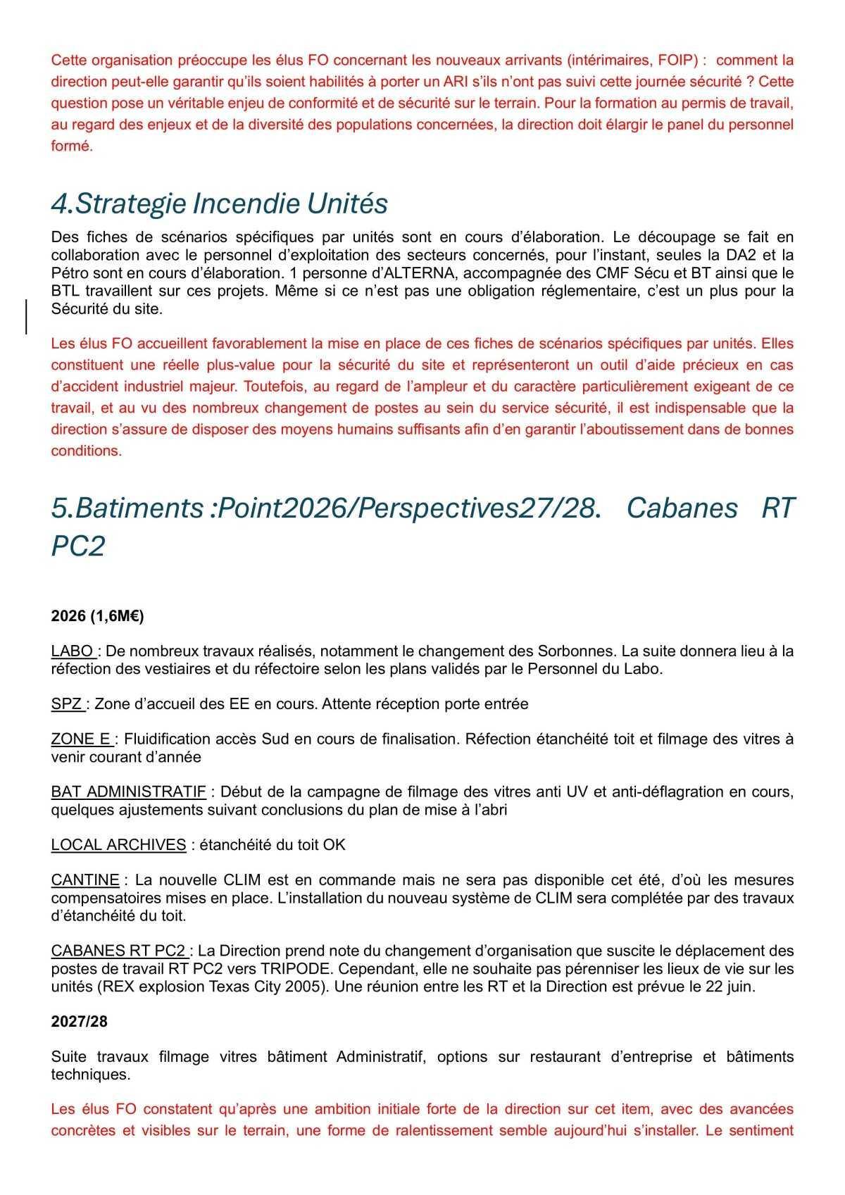 CSSCT du 11 Juin 2026
