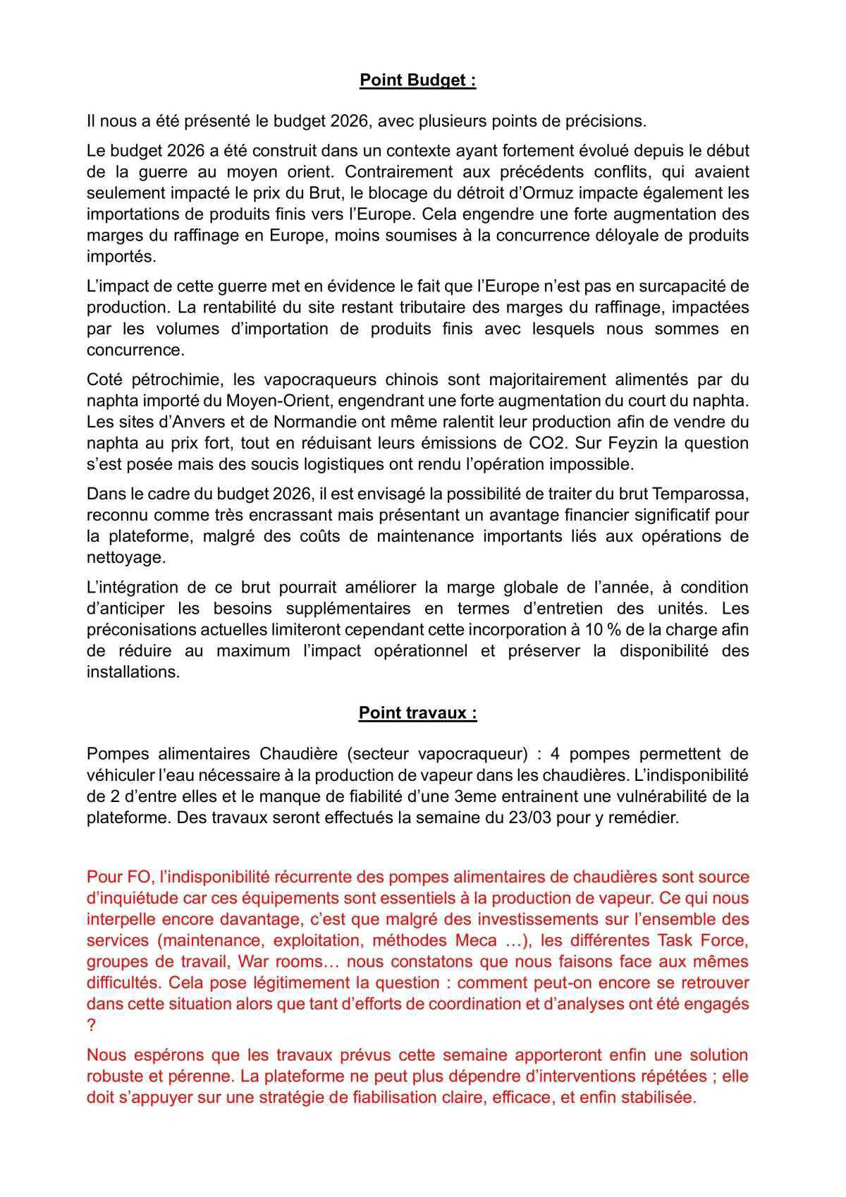 Tract CSE mars 2026