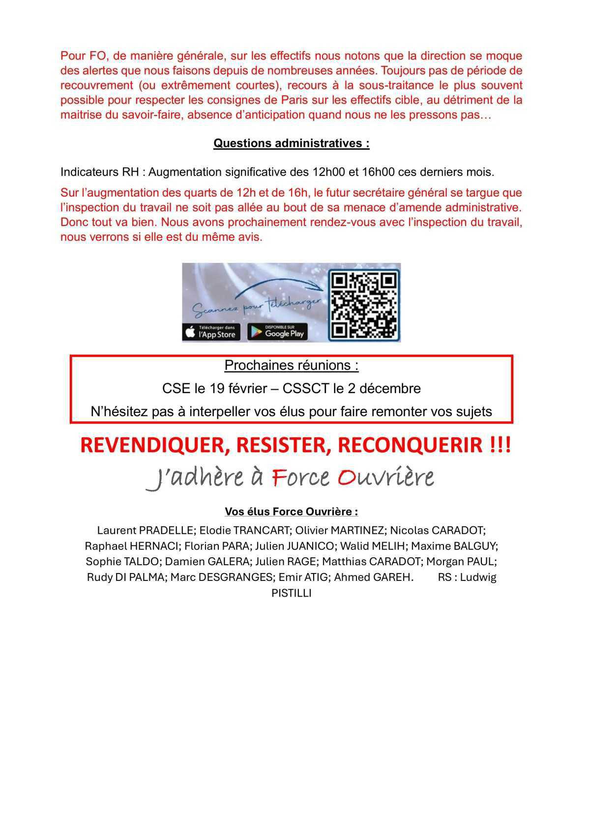 Tract CSE mars 2026