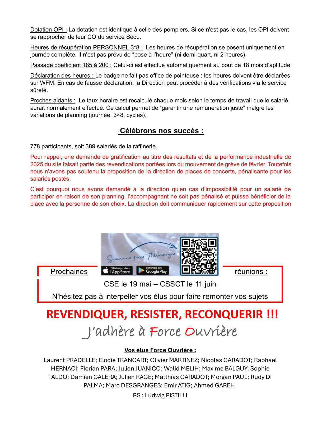 Tract CSE avril 2026