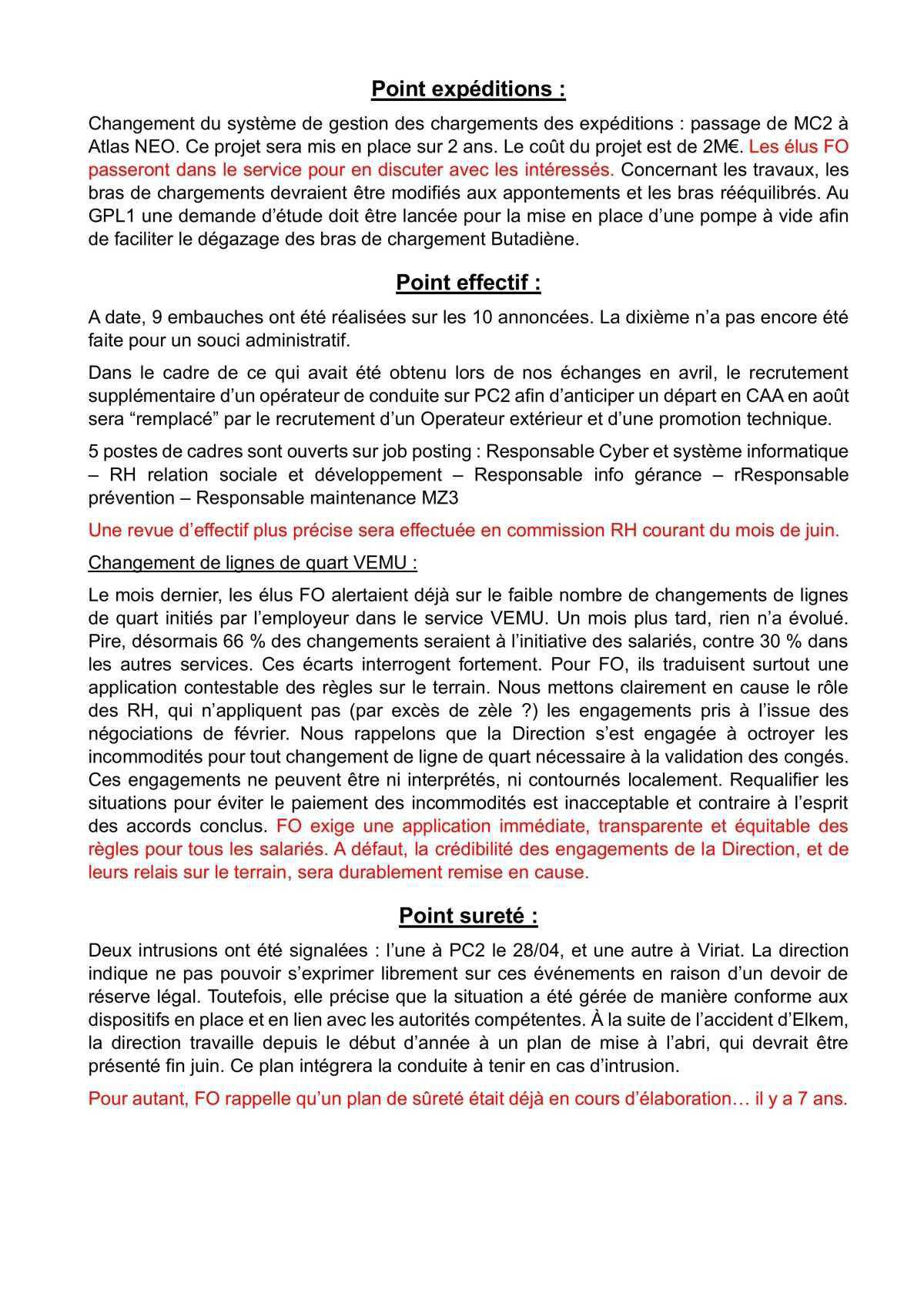Tract CSE mai 2026