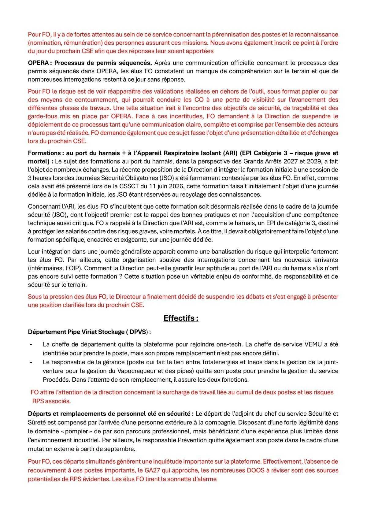 Tract CSE juin 2026