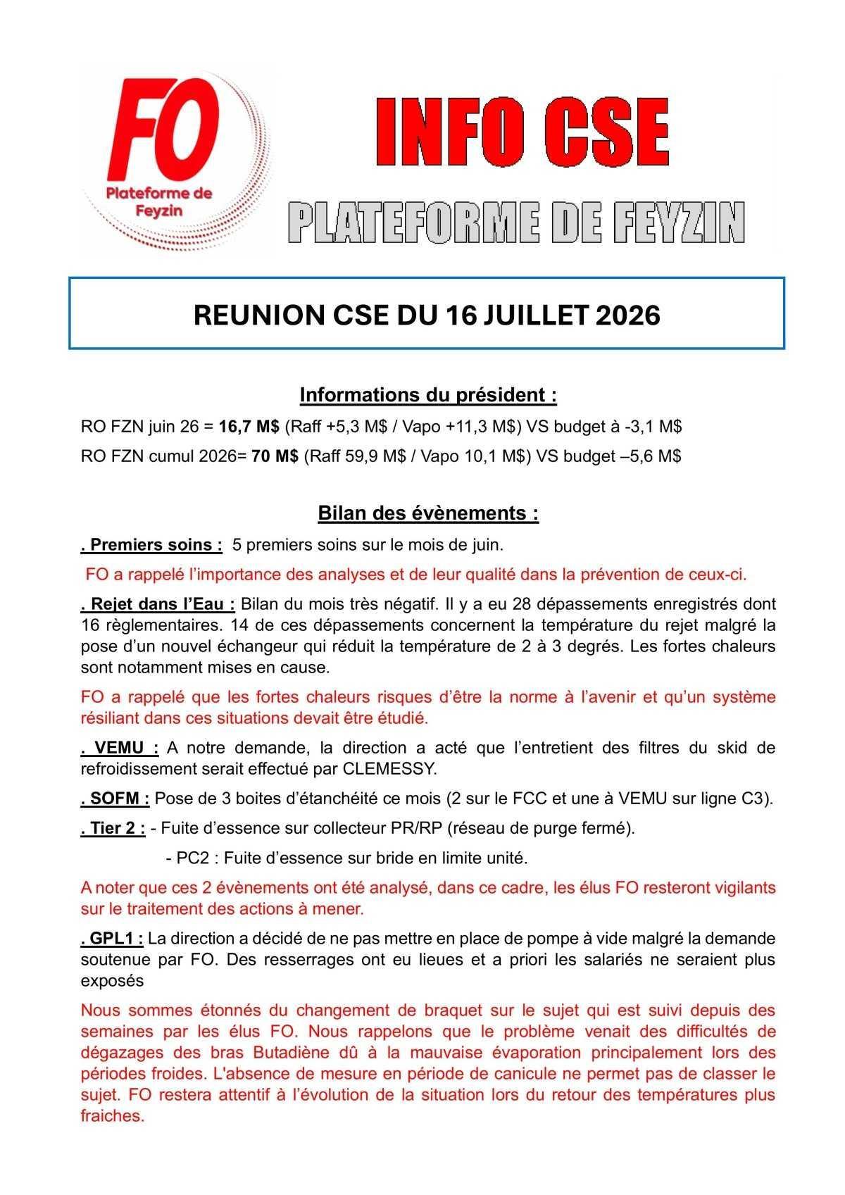 Tract CSE juillet 2026
