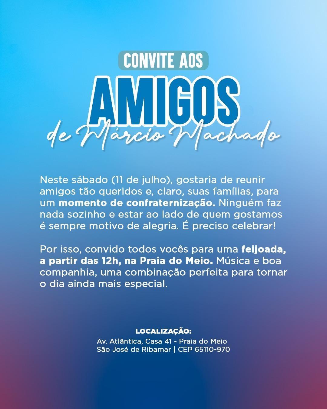 Secretário Márcio Machado reúne amigos em confraternização e destaca avanços da SEGOV no Maranhão