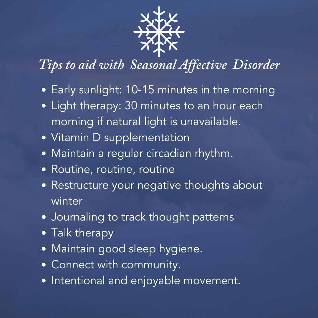 Seasonal Affective Disorder (SAD) Guide Seasonal Affective Disorder (SAD) Guide