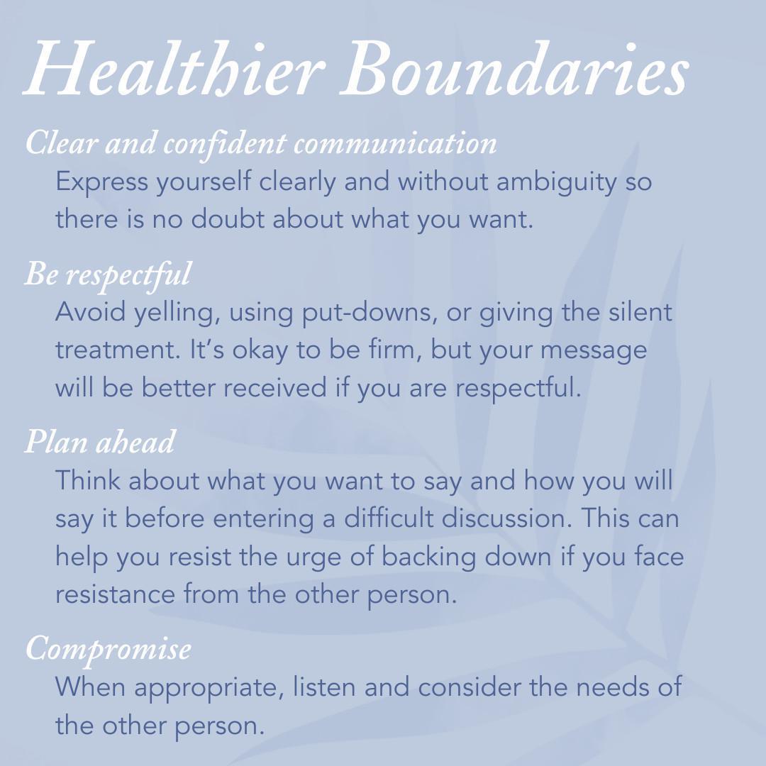 Building Better Boundaries Building Better Boundaries