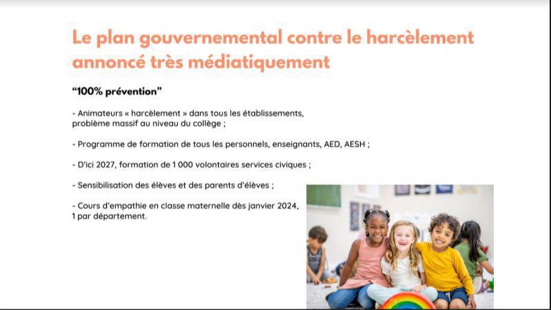 L'avis et les demandes de la FCPE concernant le harcèlement