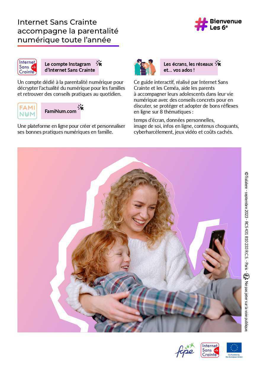 Le smartphone, mise en place du Kit famille pour sa bonne utilisation