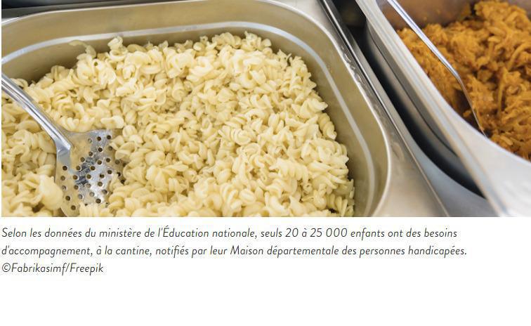 Pour le Sénat, les AESH à la cantine relèvent d'un financement de l'état (lien de l'article en bas de page)