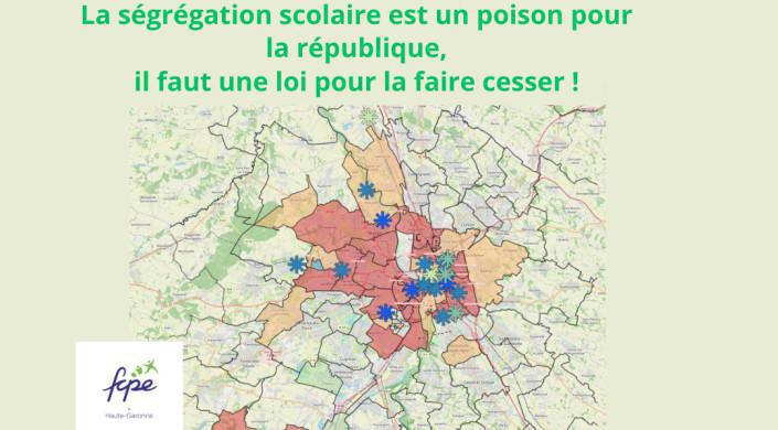 La ségrégation scolaire est un poison pour la république, il faut une loi pour la faire cesser ! La ségrégation scolaire est un poison pour la république, il faut une loi pour la faire cesser !