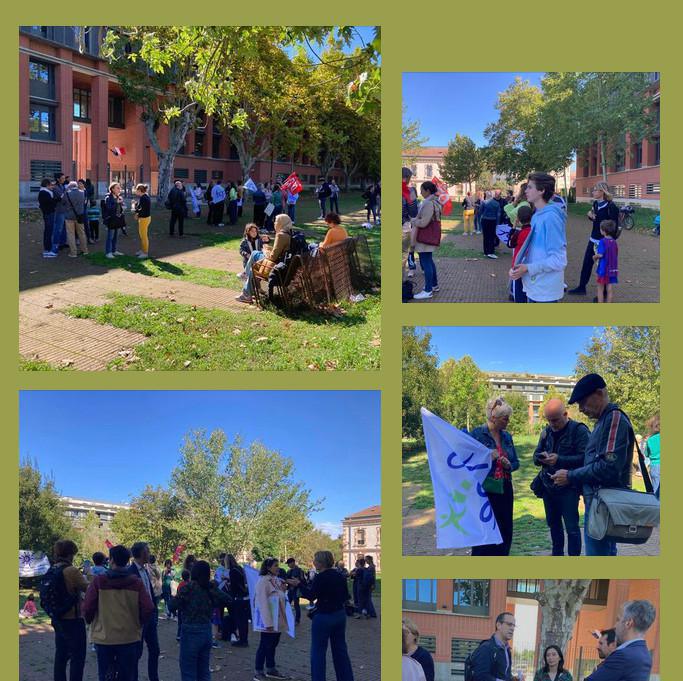 Retour sur la mobilisation du 9 octobre devant le rectorat....pour dénoncer la pénurie d'enseignants dans nos écoles Retour sur la mobilisation du 9 octobre devant le rectorat....pour dénoncer la pénurie d'enseignants dans nos écoles