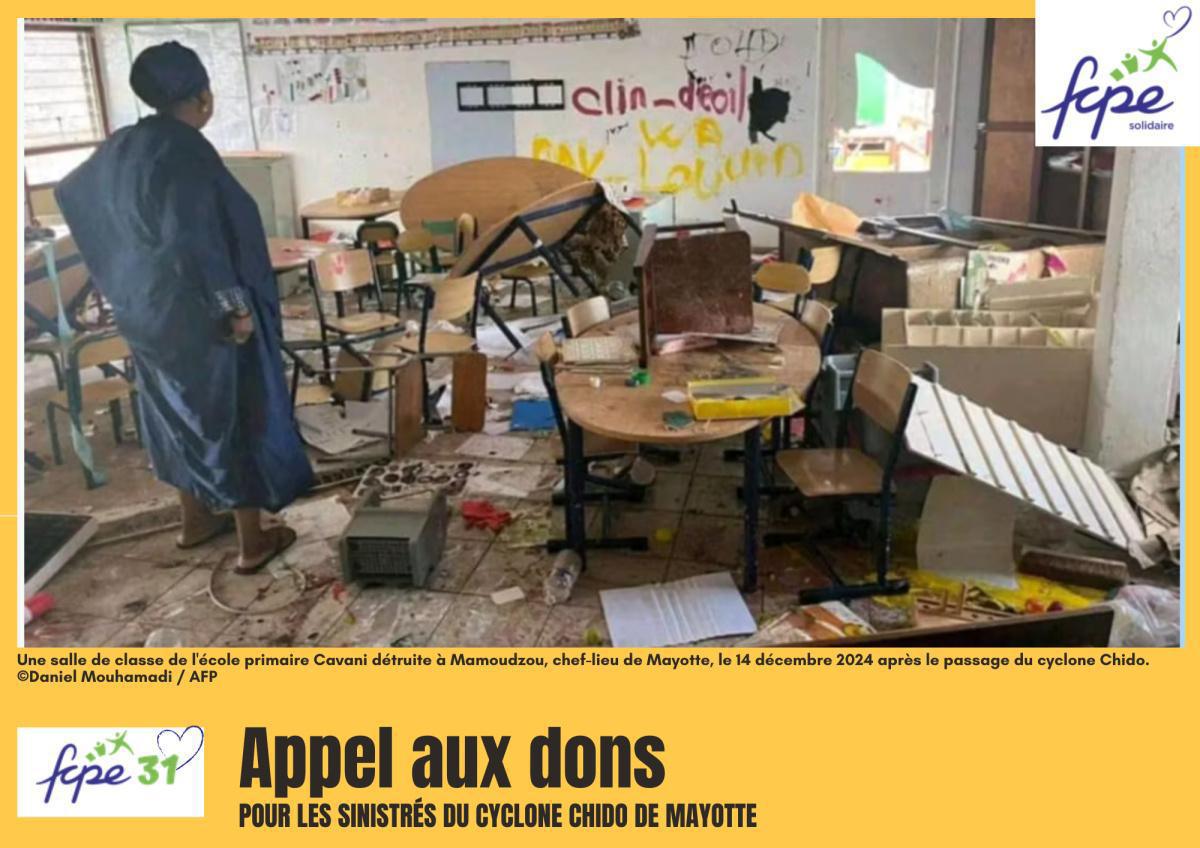 SOLIDARITÉ - Appel aux dons pour la population mahoraise SOLIDARITÉ - Appel aux dons pour la population mahoraise