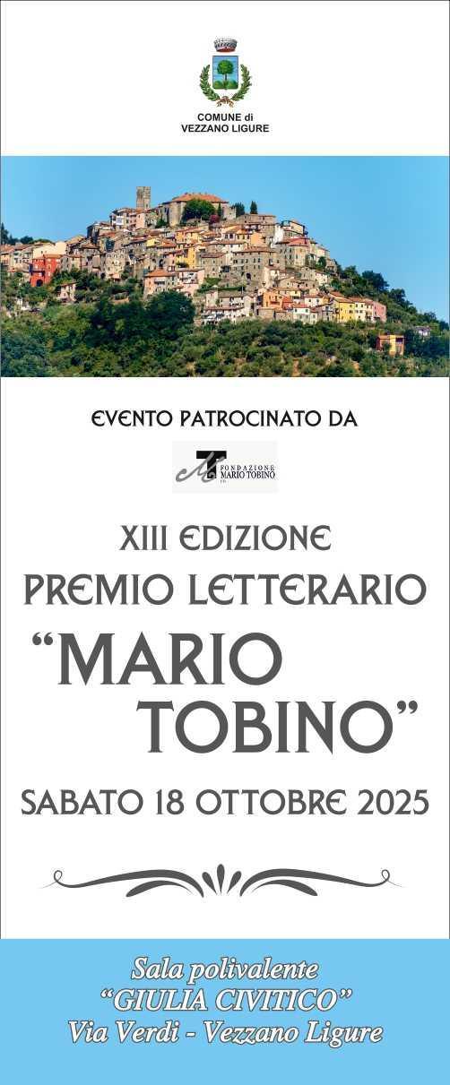 Cerimonia Premiazione Vincitori "XIII edizione Premio Letterario "Mario Tobino" (inizio ore 16.00)