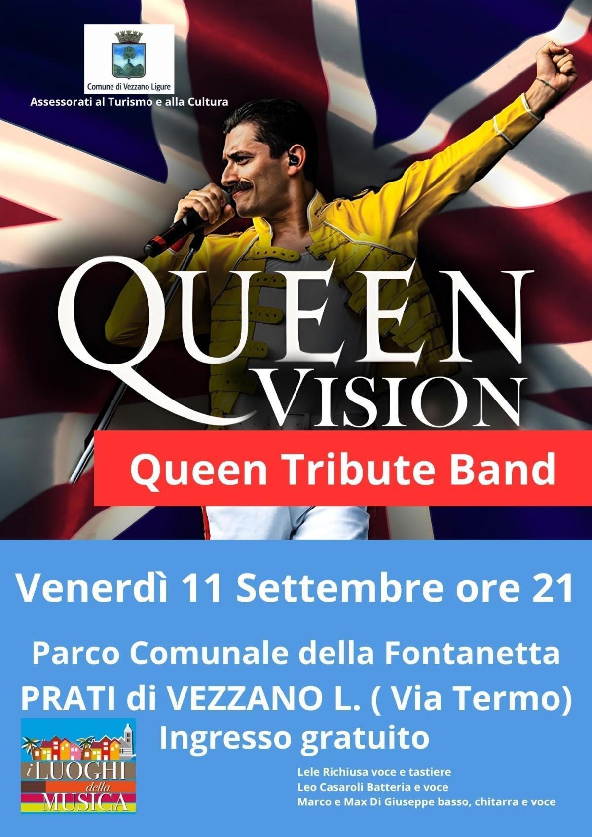 FESTIVAL PROVINCIALE "l Luoghi della Musica" Concerto "Omaggio ai Queen" con i QueenVision (inizio ore 21:00)