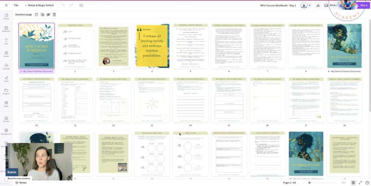 Day 1 - Transformation & Mini-Course Topics Day 1 - Transformation & Mini-Course Topics