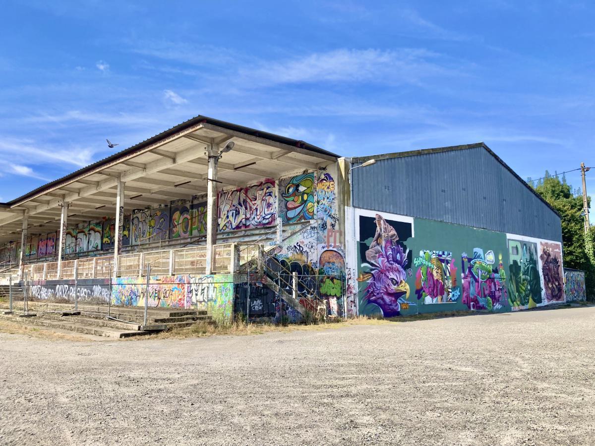 Fresques de l'ancien hippodrome