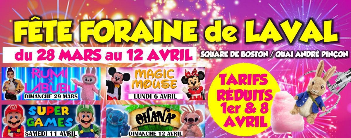 Les Angevines : Fête foraine de Laval