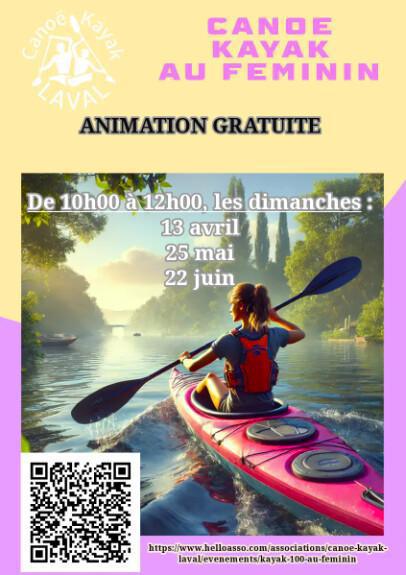 Canoe kayak au féminin