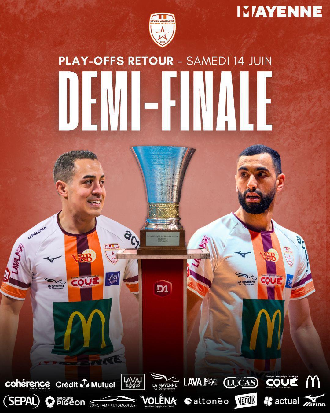 L'Etoile Lavalloise : Play-offs retour