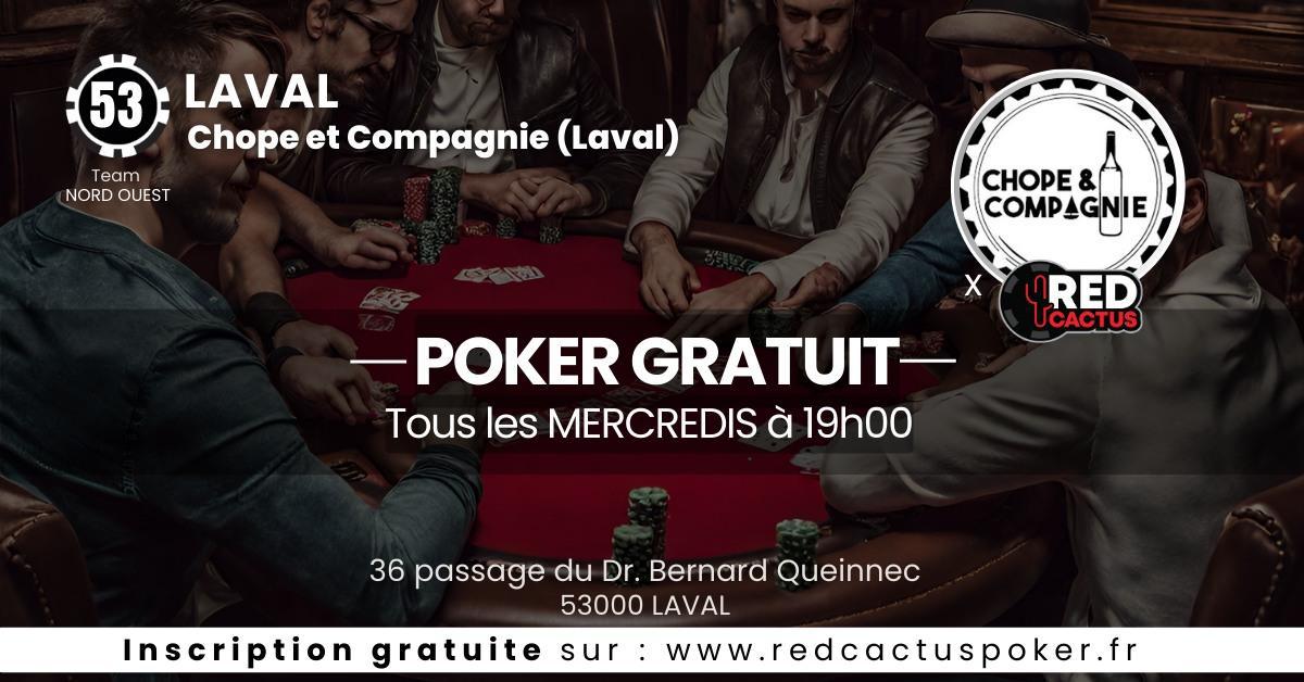 Soirée RedCactus Poker x Chope & Cie