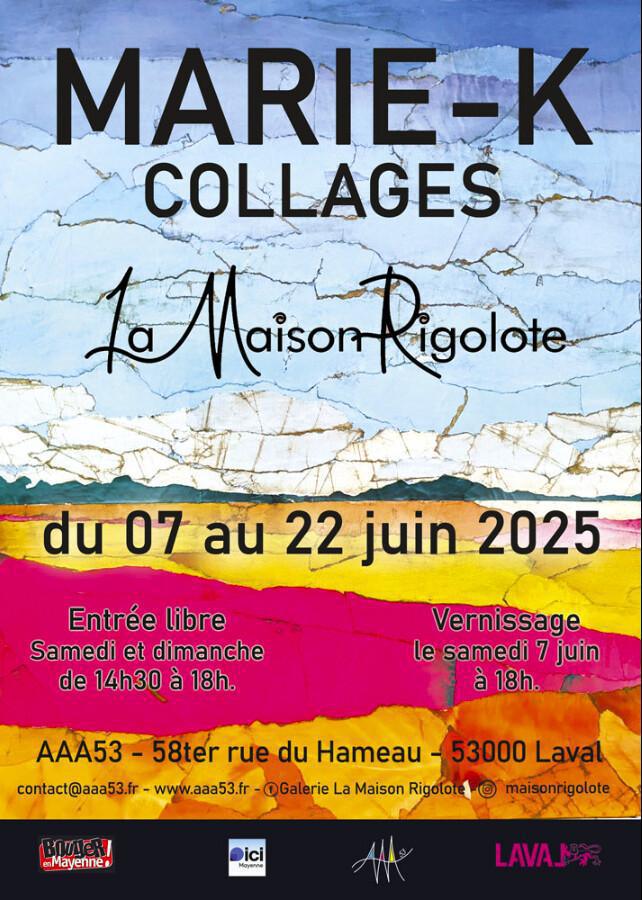 Marie-K présente ses collages
