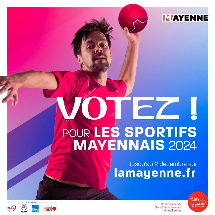 Votez pour les sportifs Mayennais de l'année 2024