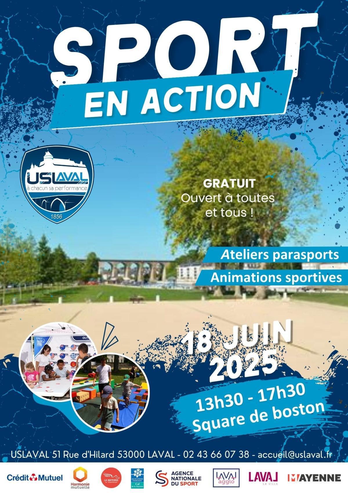 Sport en action avec l'USL