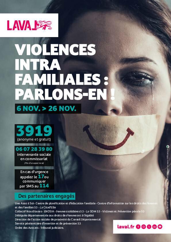 Violences intra familiales : Parlons-en