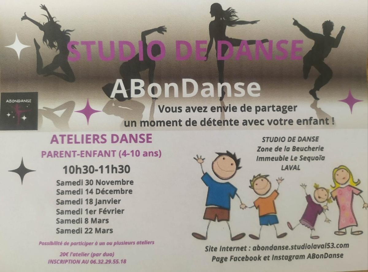 Ateliers danse parent-enfant