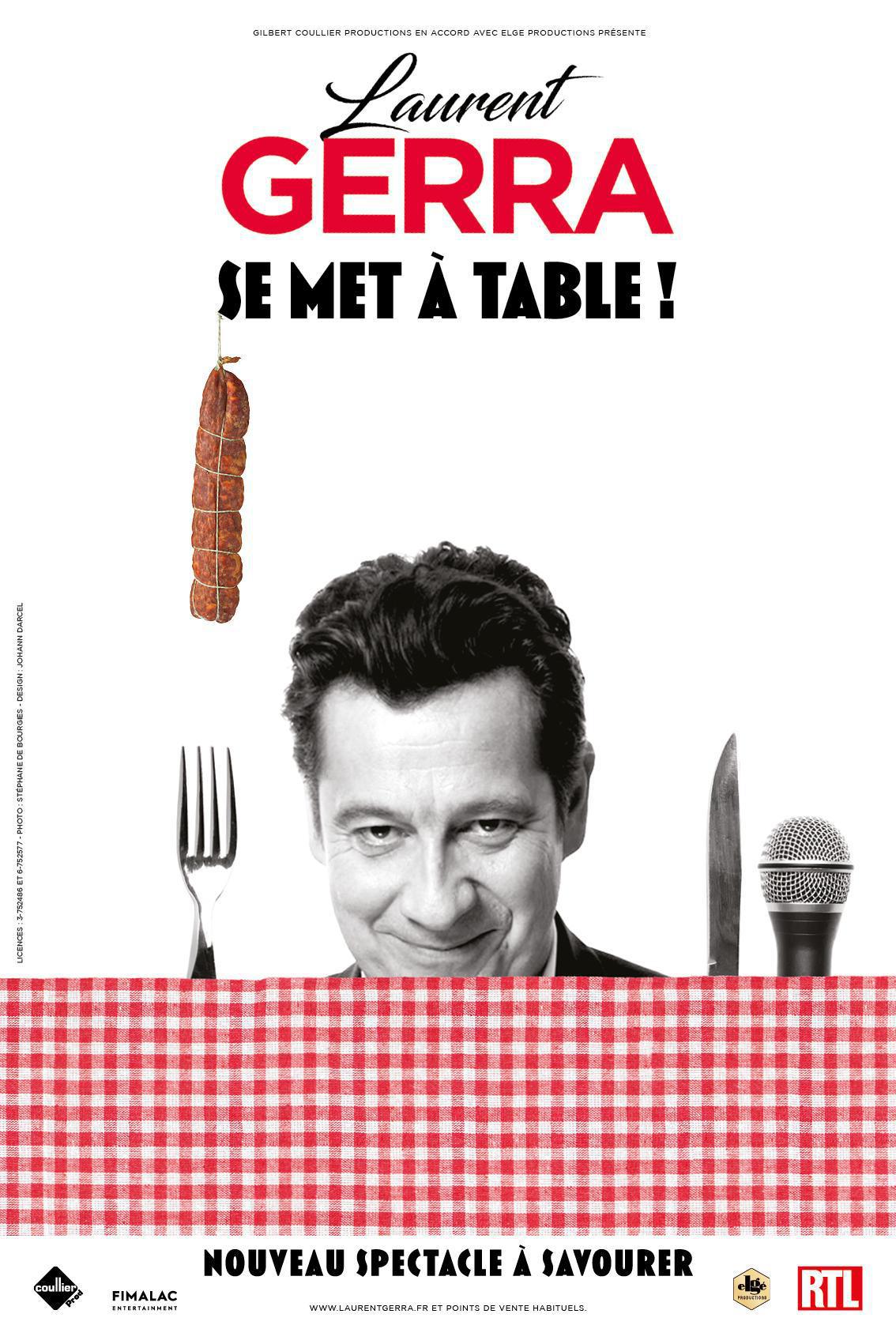 Laurent Gerra se met à table