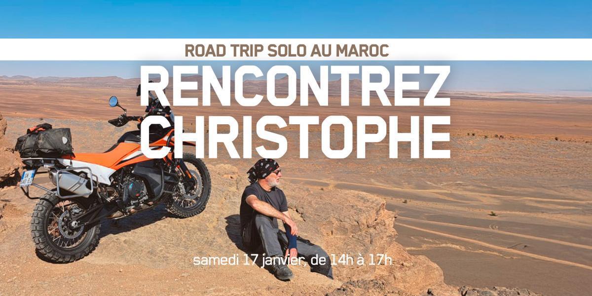 Recontre avec Christophe à City Bike : Road trip solo au Maroc