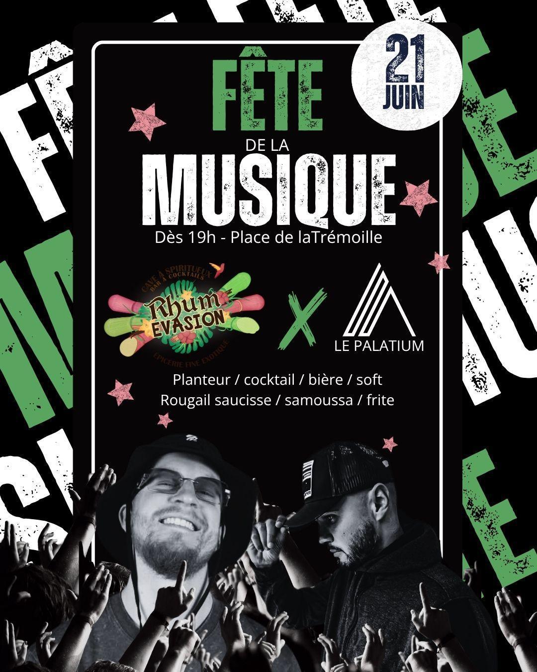 Fête de la musique Rhum Evasion x Le Palatium