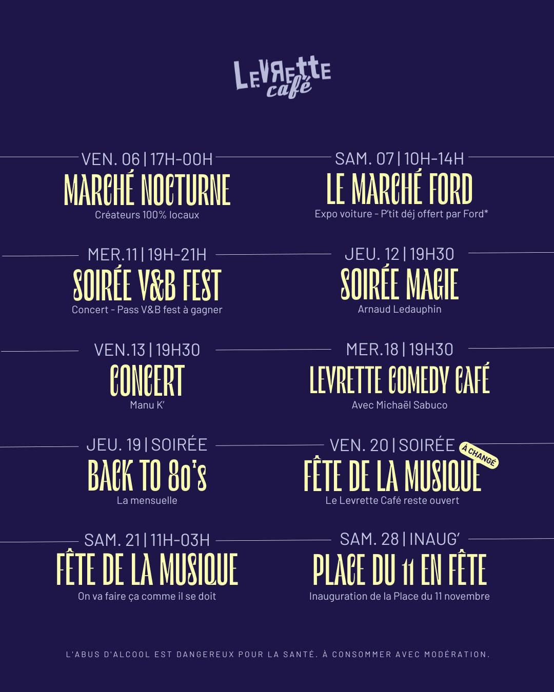 Fête de la musique au Levrette Café