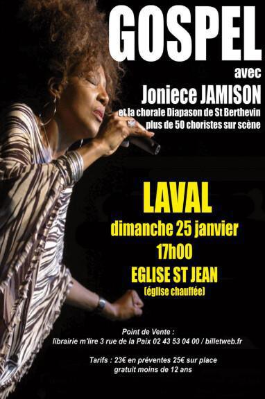 Gospel avec Joniece Jamison & la Chorale Diapason