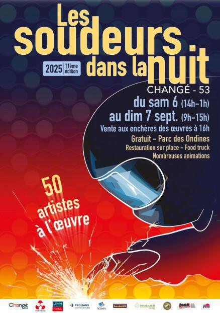 Les soudeurs dans la nuit