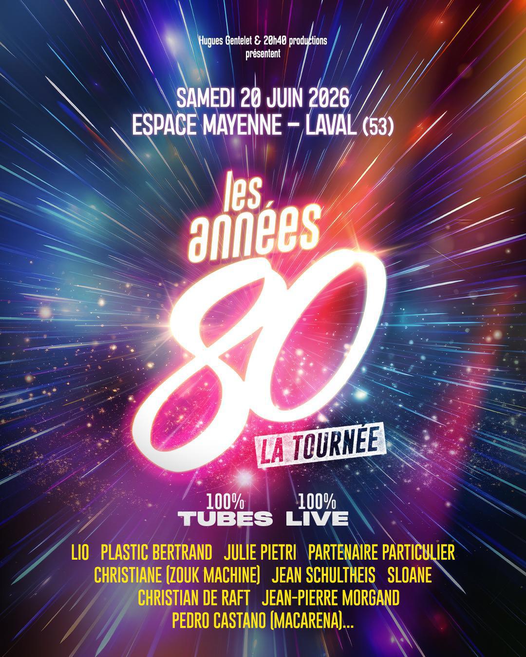 Les années 80, la tournée