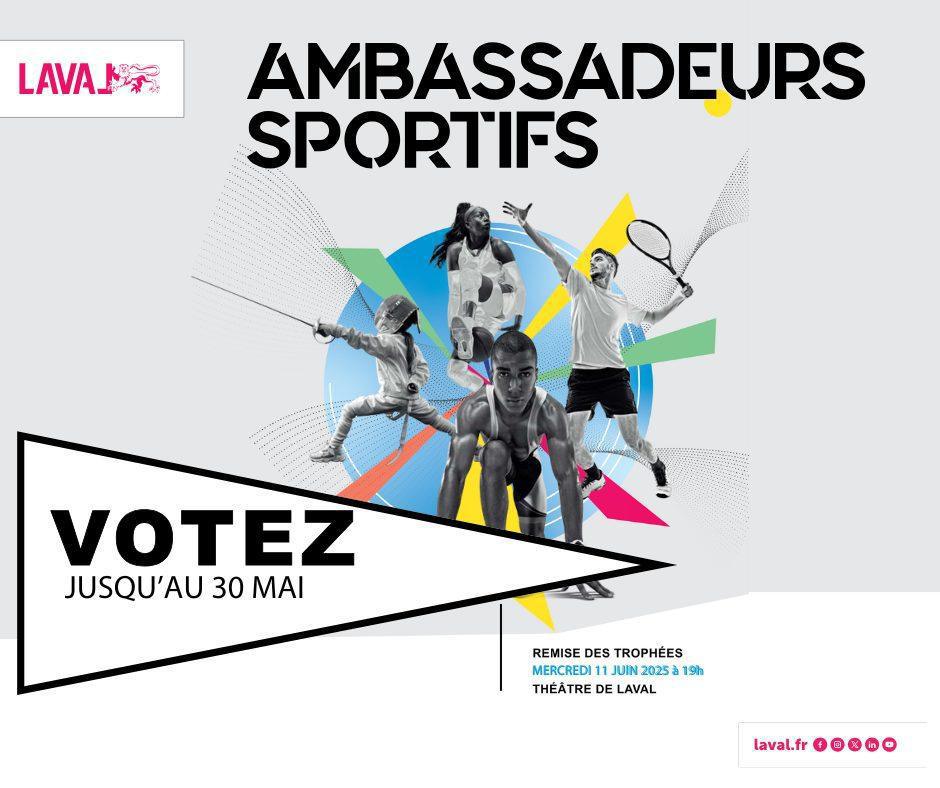 Votez pour les ambassadeurs sportifs de l'année