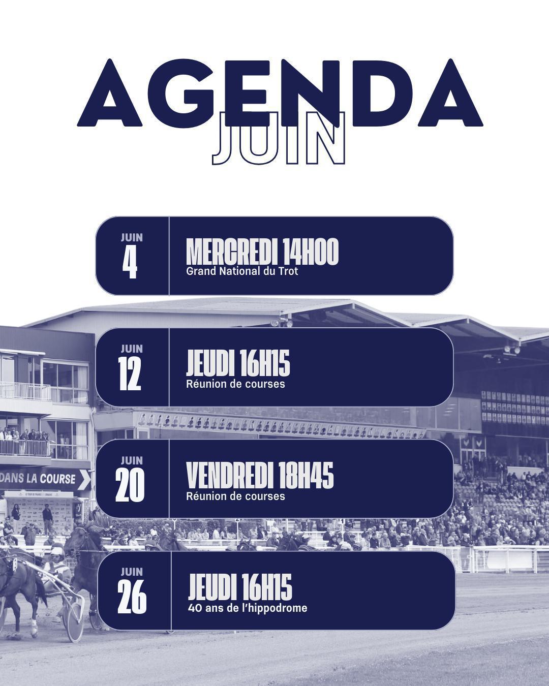 Réunion de courses à l'Hipprodome 