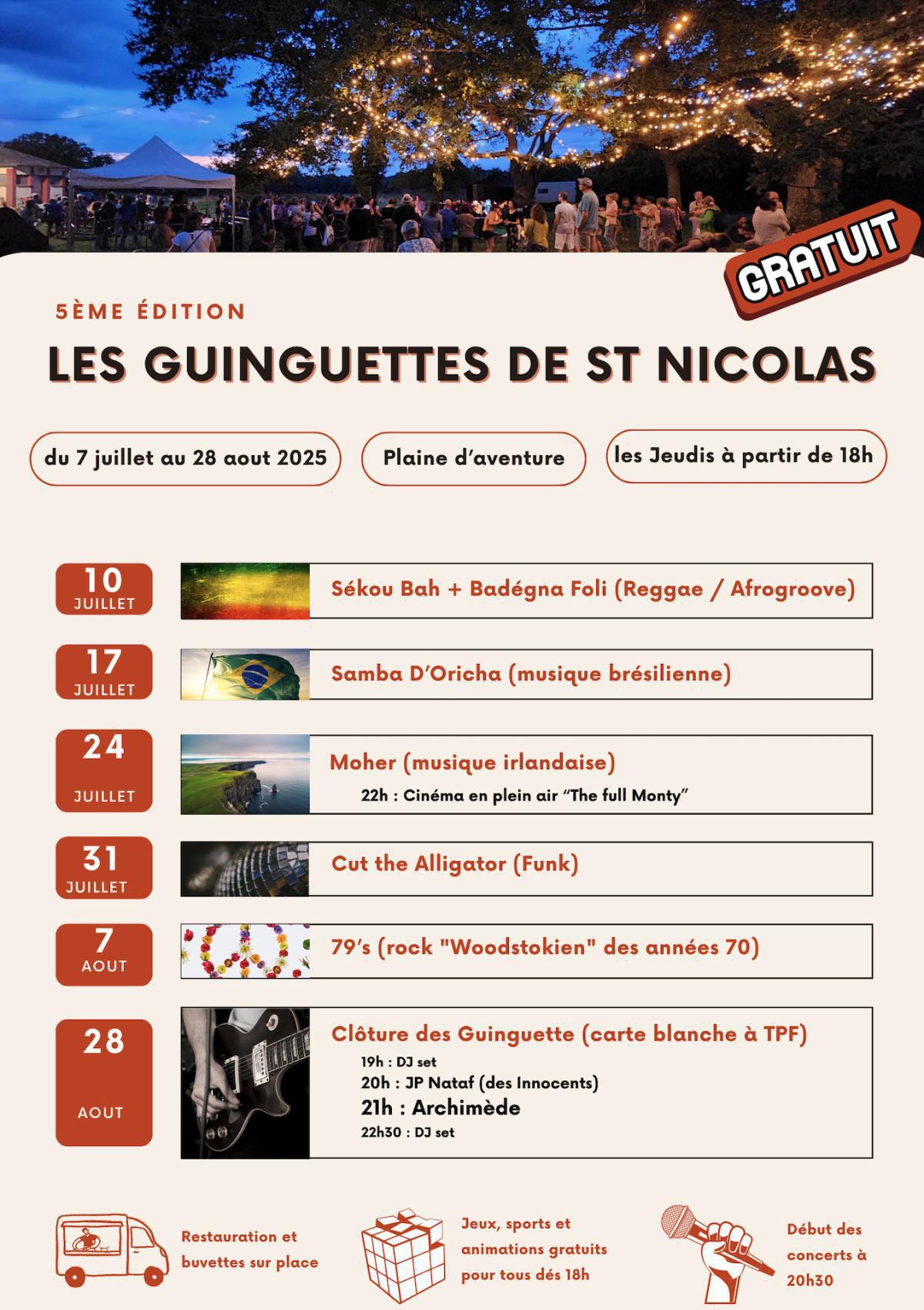 Les guinguettes de Saint-Nicolas