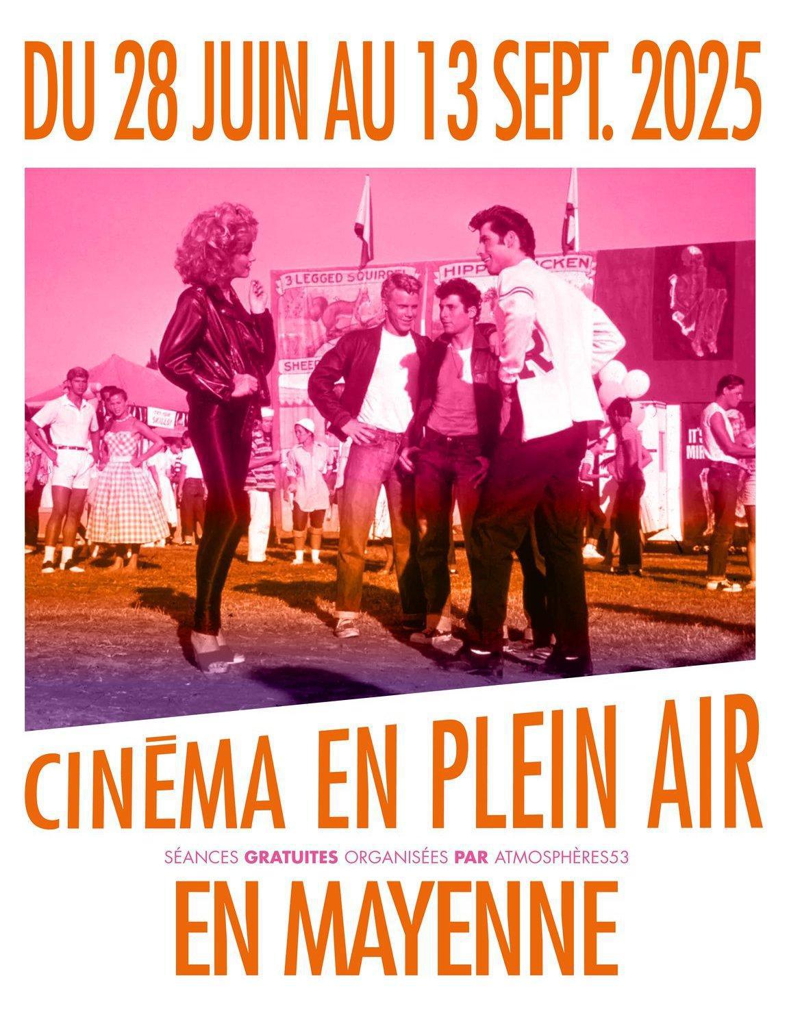 Cinéma en plein-air en Mayenne