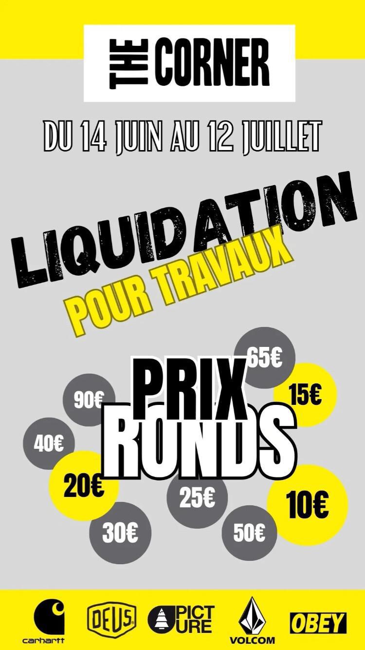 Liquidation total à The Corner
