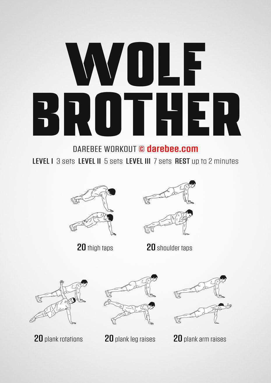 Darebee Monday: Body Weight - Wolf Brother Workout