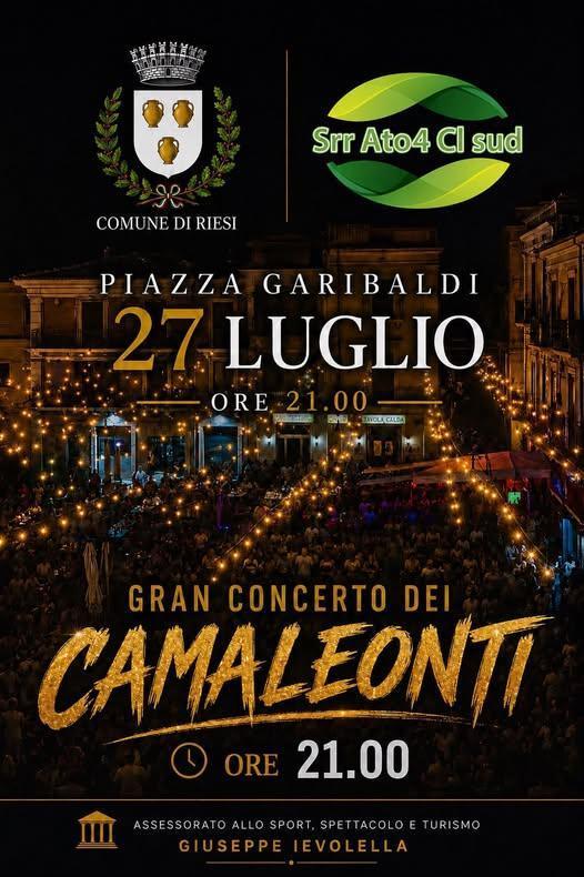 Festa di San Giuseppe - Gran Concerto dei Camaleonti (inizio ore 21:00)