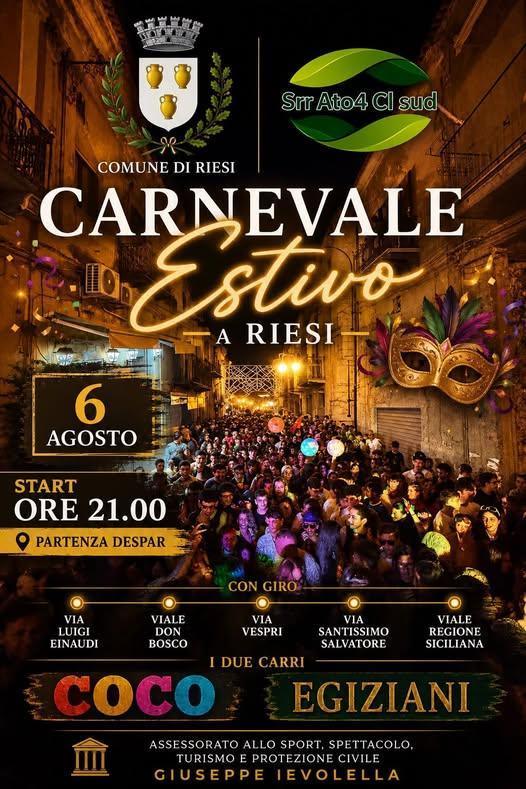 Carnevale Estivo - Il carnevale più green dell'estate (start h. 21:00)