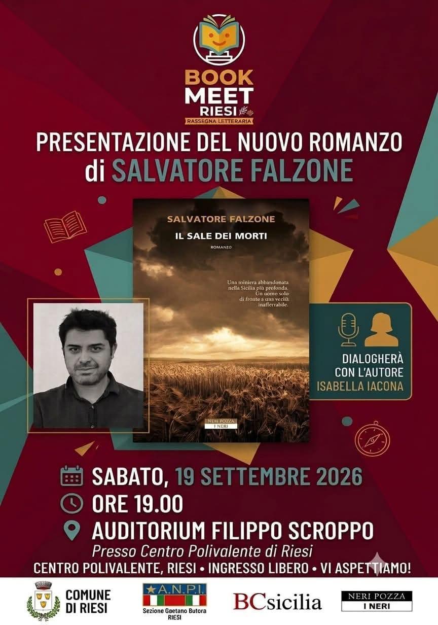 "Il Sale Dei Morti" Presentazione del Nuovo Romanzo di Salvatore Falzone (Inizio ore 19.00) 